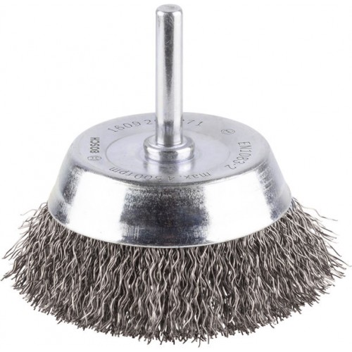 BOSCH Hrnkový kartáč, zvlněný drát, 70×0,2 mm, ocel 70 mm, 0,2 mm 1609200271