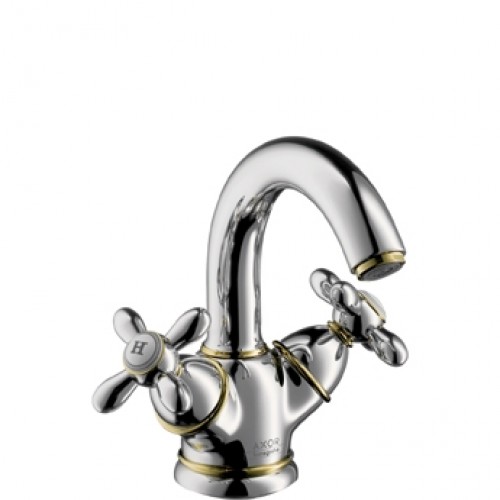 Hansgrohe AXOR CARLTON Umyvadlová arm. se 2 kohouty, otoč. výtok, chrom 17030000