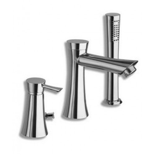 NOVASERVIS LA TORRE KONVEX stojánková vanová baterie satino 17045,9