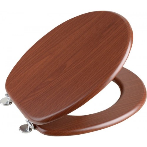AQUALINE WC sedátko, MDF, ořech 1705-04 AQUALINE WC sedátko, MDF, ořech 1705-04