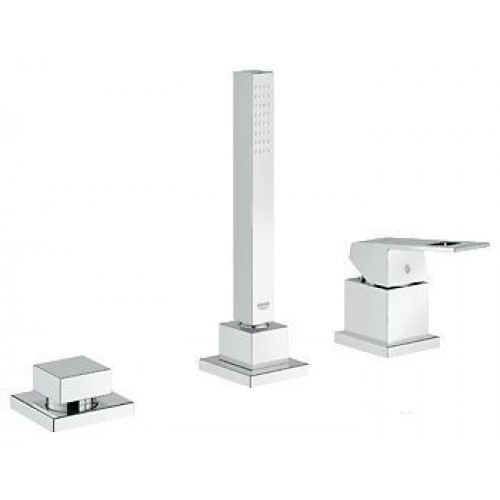 GROHE Eurocube - Vanová 3-otvorová kombinace, chrom 19966000