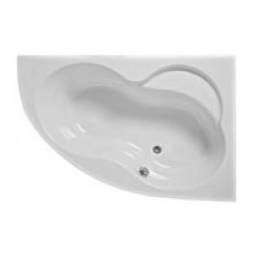 Jika MIO Vana asymetrická 1700 x 1050 mm, pravá, včetně podpěr 2.4871.9.000.000.1