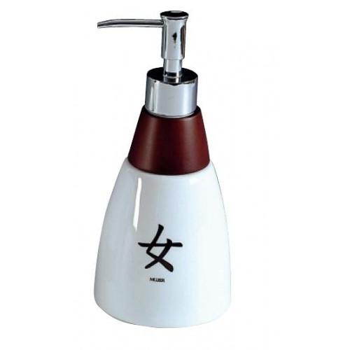 SAPHO B&K 201-17WN CLASSIC dávkovač mýdla na postavení, Shanghai wenge