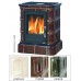 ABX Marina K kachlový sokl, kachlová kamna na dřevo s kombi vložkou (litina/plech), písková