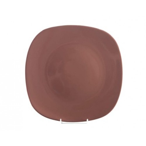 BANQUET talíř mělký hnědý SQUARE 32,5cm 20240A3093PL