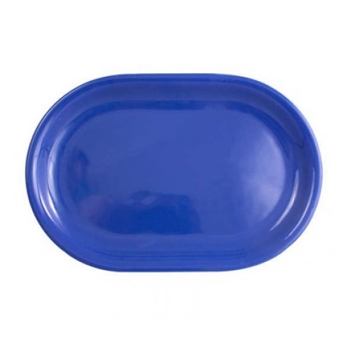 VETRO-PLUS Talíř ovál modrý 35,5cm 202783428PL VETRO-PLUS Talíř ovál modrý 35,5cm 202783428PL