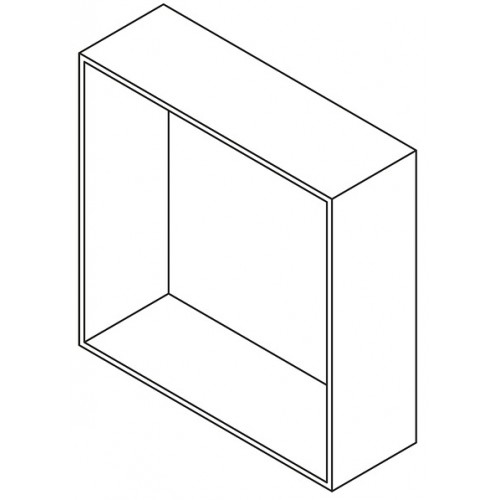 SAPHO STELA 20300 skleněná police 30x30x10cm, extra čiré sklo SAPHO STELA 20300 skleněná police 30x30x10cm, extra čiré sklo