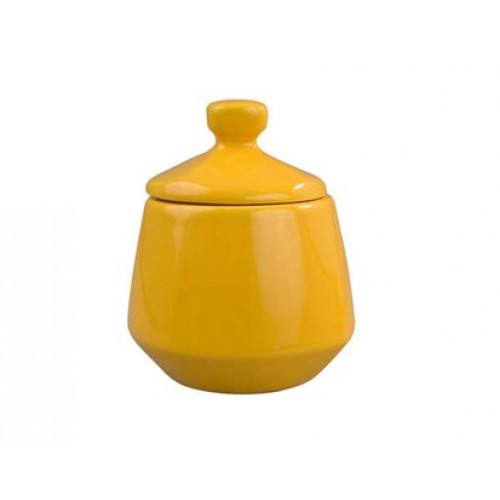 VETRO-PLUS Cukřenka žlutá square 280ml 2030931120D