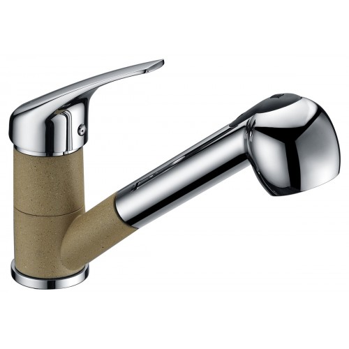 ALVEUS Bora Bora X 51 kuchyňská teleskopická baterie chrom/beige (béžová) 2070263