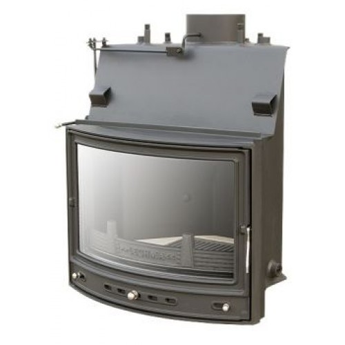 Lechma PL-190 Korner Panorama teplovodní krbová vložka 8 kW, 1 bar, AQR-PAN8ROHUO