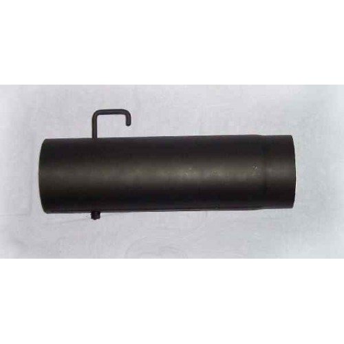 Trubka kouřovodu s klapkou 130mm/1000mm (1,5) černá