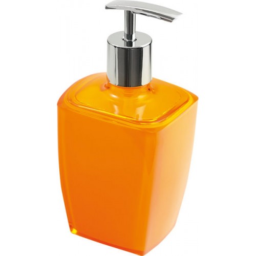 SAPHO RAINBOW NEON dávkovač mýdla na postavení, oranžová 22020514