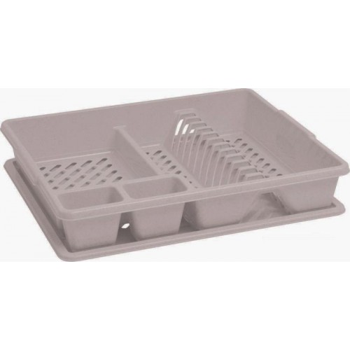 HEIDRUN Odkapávač s podnosem velký, 10,5 x 47 x 39 cm, cappuccino 2209