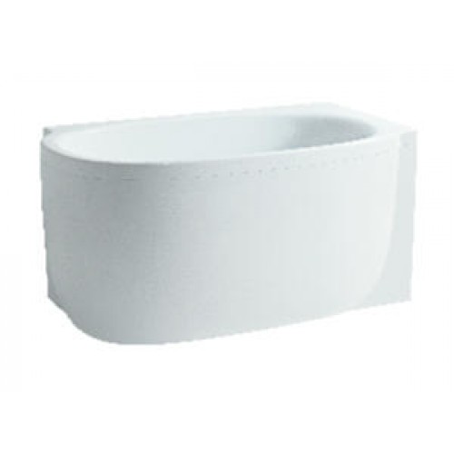 MIMO by LAUFEN Vana 140x80, s konstrukcí, pravý roh, bílá Microban 2.2155.5.300.000.1
