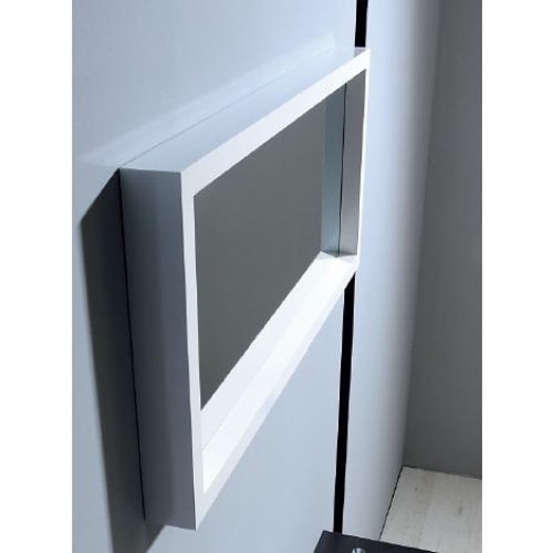SAPHO MAJA 22433 zrcadlo v rámu 90x30cm, bílá SAPHO MAJA 22433 zrcadlo v rámu 90x30cm, bílá