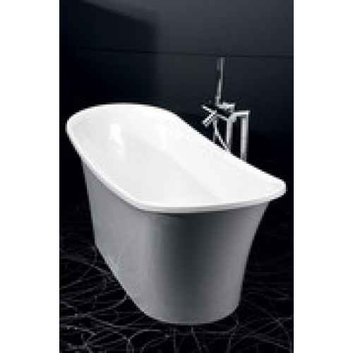GELCO Rosalie volně stojící vana 158 x 69 litý mramor, Top Solid mat 77897