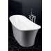 GELCO Rosalie volně stojící vana 158 x 69 litý mramor, Top Solid mat 77897