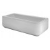 LAUFEN FORM Vana s konstrukcí 180x80, 210 l, levá, bílá 2.3367.6.000.000.1