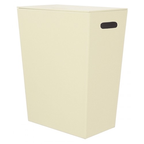 SAPHO Koh-i-noor 2462CR ECO PELLE koš na prádlo 43x26x48cm, krémová