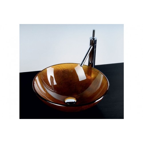 SAPHO BEAUTY 2501-03 SUN skleněné umyvadlo průměr 42cm