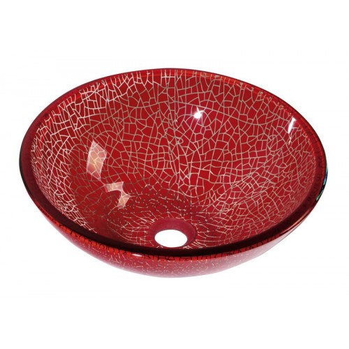 SAPHO BEAUTY 2501-11 VENEZIA skleněné umyvadlo průměr 42cm