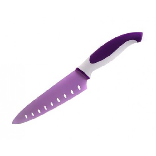 BANQUET Nerezový nůž kuchařský s nepřilnavým povrchem Symbio 18,7 cm, fialová 25LI008150V