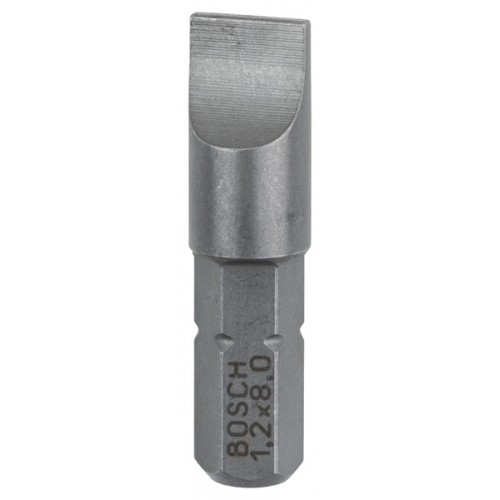 BOSCH Šroubovací bit zvlášť tvrdý Extra-Hart S 1,2x8,0, 25 mm 2607001468