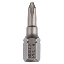 BOSCH Šroubovací bit zvlášť tvrdý Extra-Hart PH 1, 25 mm 2607001509
