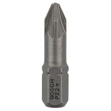 BOSCH Šroubovací bit zvlášť tvrdý Extra-Hart PZ 2, 25 mm 2607001560