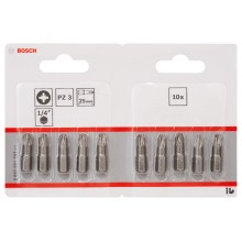 BOSCH Šroubovací bit zvlášť tvrdý Extra-Hart PZ 3, 25 mm 2607001563
