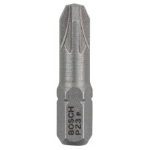 BOSCH Šroubovací bit zvlášť tvrdý Extra-Hart PZ 3, 25 mm 2607001565
