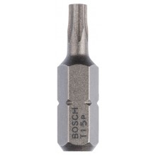 BOSCH Šroubovací bit zvlášť tvrdý Extra-Hart T15, 25 mm 2607001608