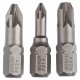 BOSCH 3dílná sada šroubovacích bitů Extra-Hart (PZ) PZ1; PZ2; PZ3; 25 mm 2607001753