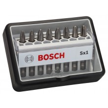 BOSCH 8dílná sada šroubovacích bitů Robust Line, Sx Extra-Hart 2607002556