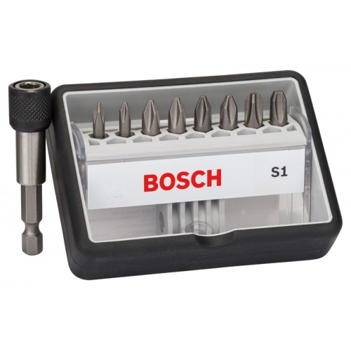 BOSCH (8+1) dílná sada šroubovacích bitů Robust Line, S Extra-Hart 2607002560