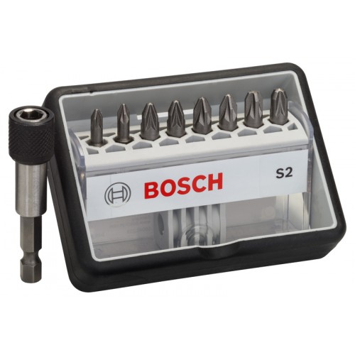 BOSCH (8+1)dílná sada šroubovacích bitů Robust Line, S Extra-Hart 25 mm 2607002561 BOSCH (8+1)dílná sada šroubovacích bitů Robust Line, S Extra-Hart 25 mm 2607002561