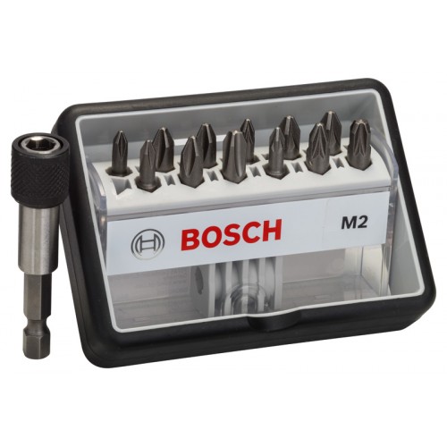 BOSCH (12+1) dílná sada šroubovacích bitů Robust Line, M Extra-Hart 2607002564 BOSCH (12+1) dílná sada šroubovacích bitů Robust Line, M Extra-Hart 2607002564