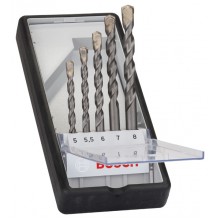 BOSCH 5dílná sada vrtáků do betonu Robust Line CYL-3 5; 5,5; 6; 7; 8 mm 2607010526