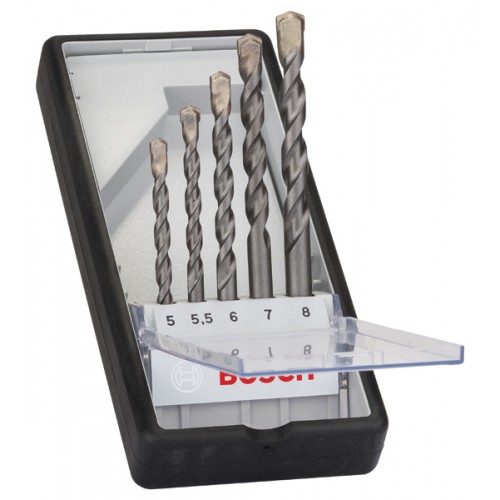 BOSCH 5dílná sada vrtáků do betonu Robust Line CYL-3 5; 5,5; 6; 7; 8 mm 2607010526