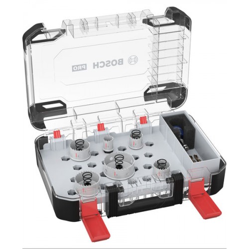 BOSCH Sada děrovek PRO Sheet Metal PC Plus, 8 ks 2608594474