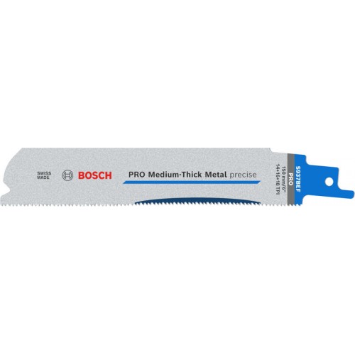 BOSCH Pilový list PRO Medium-Thick Metal precise S937BEF, 1,1×25×150 mm, 25 ks 2608658992