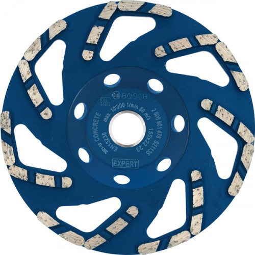 BOSCH Diamantový hrncový kotouč EXPERT Concrete 180 × 22,23 × 4,5 mm 2608901479