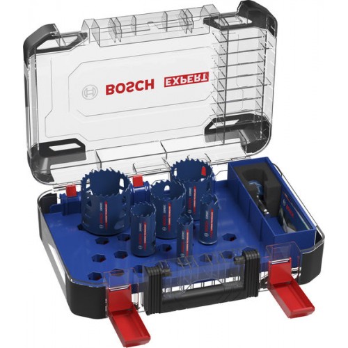 BOSCH Saw Set Děrovka EXPERT Multi Material Power Change Plus Hole, 22; 25; 35; 51; 60; 68 x 60 mm, 9 pcs 2608901906