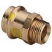 VIEGA Bronz Profipress plyn, přechodový kus vnější 2611 15x3/4" 346133