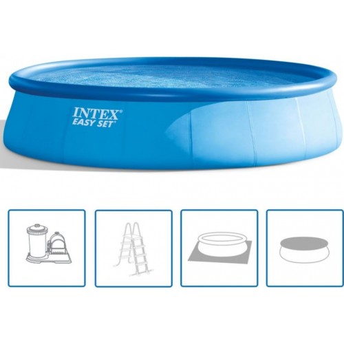INTEX Easy Set Pool Bazén 549 x 122 cm s kartušovou filtrační pumpou 26176GN