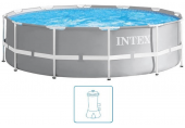 INTEX PRISM FRAME POOLS Bazén 305 x 76 cm s kartušovou filtrační pumpou 26702GN