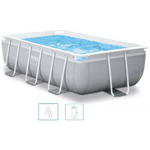 INTEX Prism Frame Rectangular Premium Pools Bazén 400 x 200 x 100 cm s filtrací 26788