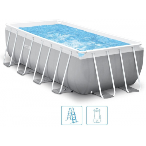 INTEX PRISM FRAME RECTANGULAR PREMIUM POOLS Bazén 400 x 200 x 122 cm 26790GN