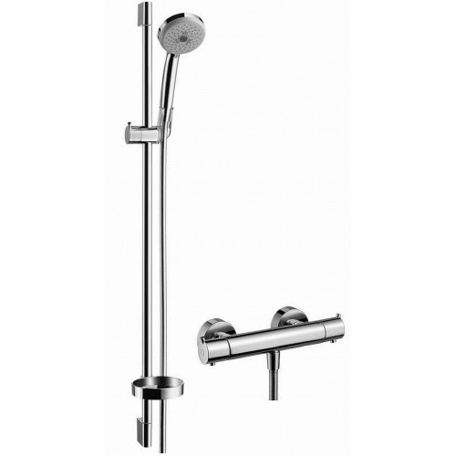 Hansgrohe CROMA 100 Sprchová kombinace Multi / Ecostat S 0,90 m DN15, chrom 27053000