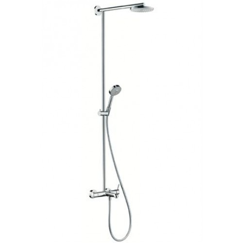 Hansgrohe RAINDANCE Showerpipe 180 k vaně Páková bat. EcoSmart Rameno 460, chrom 27104000 Hansgrohe RAINDANCE Showerpipe 180 k vaně Páková bat. EcoSmart Rameno 460, chrom 27104000